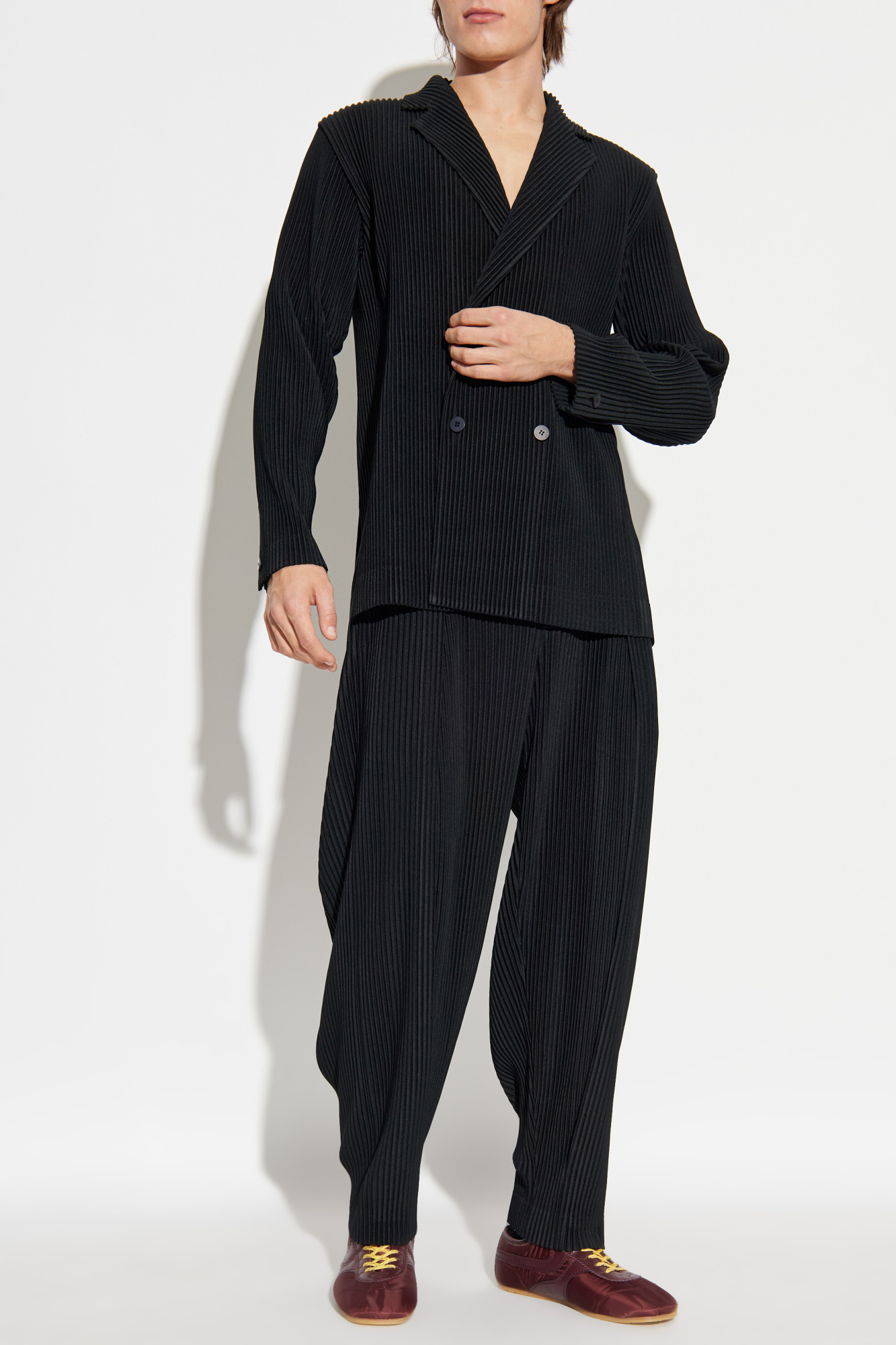 Homme Plissé Issey Miyake Double-breasted blazer | Men's | Vitkac